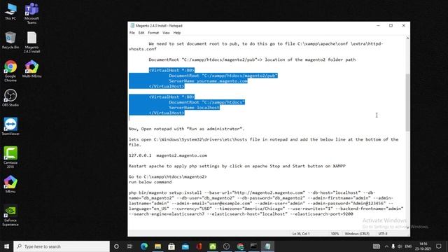 Install magento 2.4.3 on windows 10 | Magento 2.4.x installation | Magento 2 installation on window смотреть онлайн