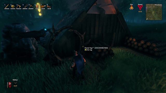Valheim but I look for the trader and swamp... смотреть онлайн
