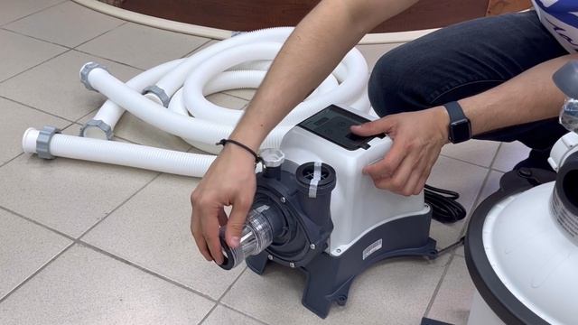 Как собрать фильтр для бассейна | ФИЛЬТР С ПОМПОЙ Intex 26644 | 26646 | 26648 | 26652 смотреть онлайн