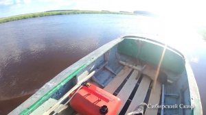 ОБЬ 1. Замер скорости с лодочным мотором меркури 9.9