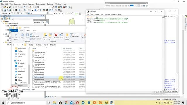 Aggregate Polygon Cartographic Feature using ArcPy python смотреть онлайн