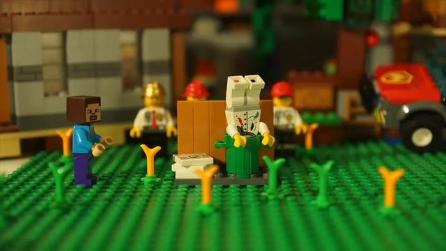 ДОМ в КРИПЕРЕ для Лего НУБика Майнкрафт - Анимация смотреть онлайн