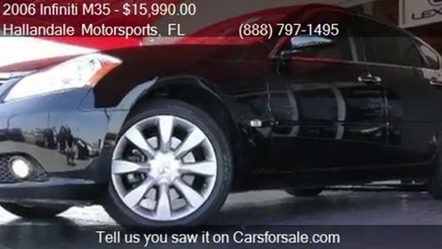 2006 Infiniti M35 Sport for sale in Hallandale Beach, FL 330 смотреть онлайн