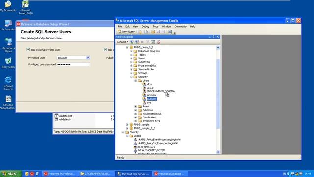 Установка и подключение базы данных к Oracle Primavera смотреть онлайн