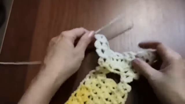 Красивый шарфик с петлей, крючком. смотреть онлайн
