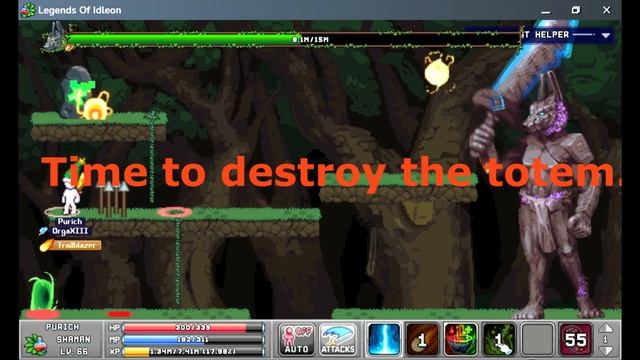 Kill Chaotic Amarok with shaman - Legends of idleon смотреть онлайн