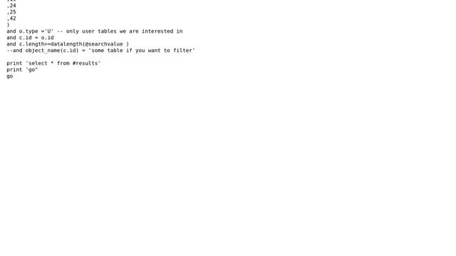 Databases: Search every column in every table in Sybase Database (4 Solutions!!) смотреть онлайн
