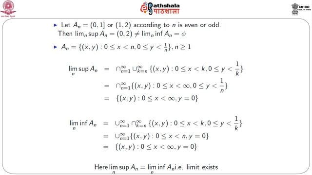 Sequence of Sets and limits смотреть онлайн