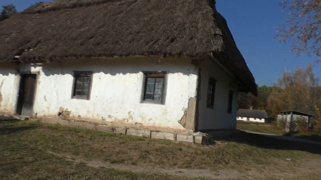 Українська хата (село Старі Бабани). Музей Архітектури та Побуту. Пирогів. смотреть онлайн