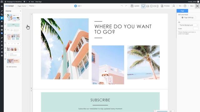 How to Install WordPress Theme and Plugin with Nicepage Website Builder смотреть онлайн