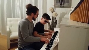 4 Hands Piano Duet // Secret Jay Chou