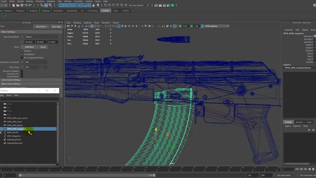 Weapon Master VR: Magazine Firearm Tutorial Part 1 (Maya) смотреть онлайн