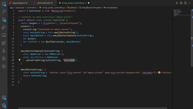 Extend Action Text With An Emoji Popup Picker | Intro To Ruby On Rails 7 Part 27 смотреть онлайн