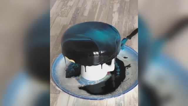 Эта волшебная зеркальная глазурь. Украшение тортов зеркальной глазурью смотреть онлайн