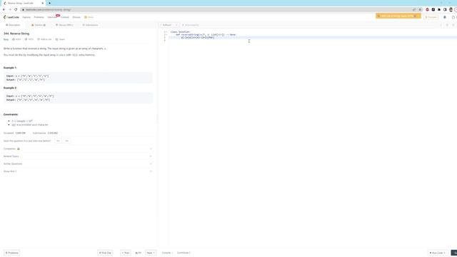344. Reverse String - Python - One Line смотреть онлайн