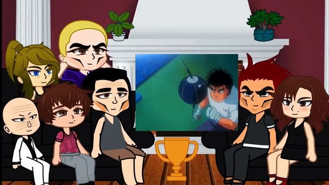 Baki"s family react to Hajime No Ippo | Gacha club | Gacha react смотреть онлайн