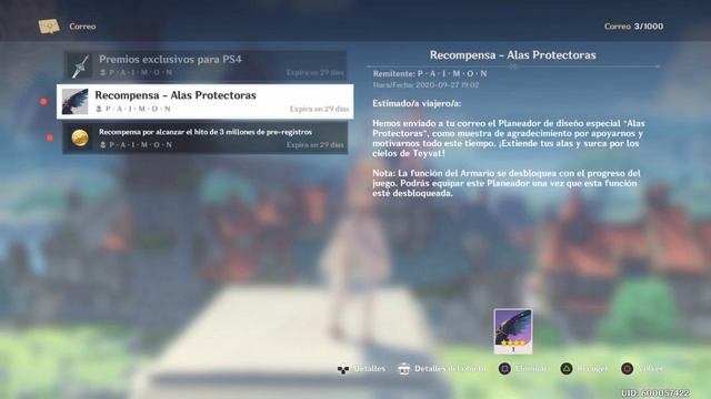 GENSHIN IMPACT: COMO RECLAMAR LAS RECOMPENSAS EXCLUSIVAS DE PS4 | ESPADA DEL DESCENSO, ALAS Y MAS смотреть онлайн