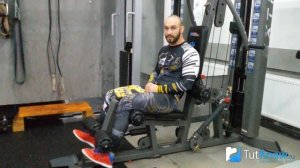 Разгибание ног в тренажере сидя - ошибки в упражнении и техника выполнения