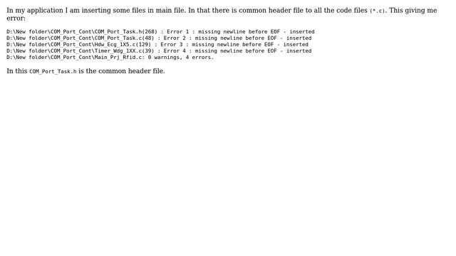 Unix & Linux: Error: Missing newline before EOF - inserted смотреть онлайн
