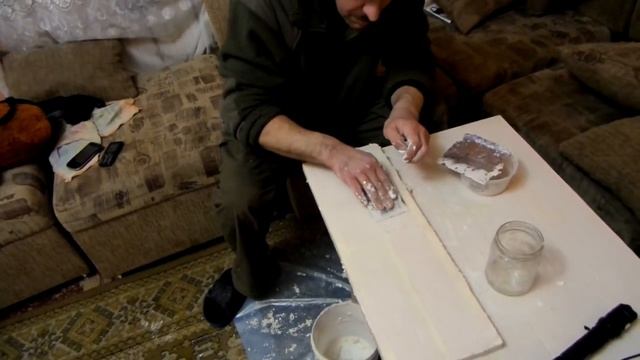 Имитация природного камня | Искусственный камень | Импровизированный мастер класс.