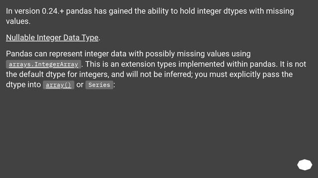 Convert Pandas column containing NaNs to dtype `int` смотреть онлайн