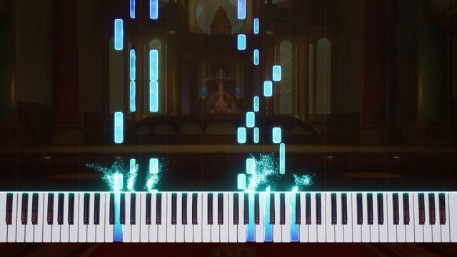 Focalor's Waltz Dance Theme 「Le Souvenir avec le crepuscule」 - Genshin Impact Piano Tutorial & Shee смотреть онлайн