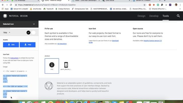 How to use google material icon in website explained in tamil смотреть онлайн