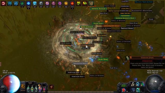Path of Exile PoE Atlas of Worlds - Crazy mod Shaped Acid Lakes Map смотреть онлайн
