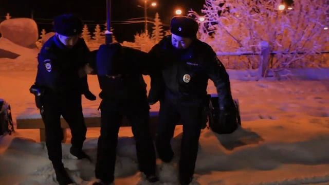 Новогоднее поздравление от якутской полиции смотреть онлайн