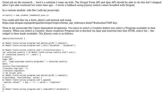 Drupal: AJAX autocomplete based on other field value (2 Solutions!!) смотреть онлайн