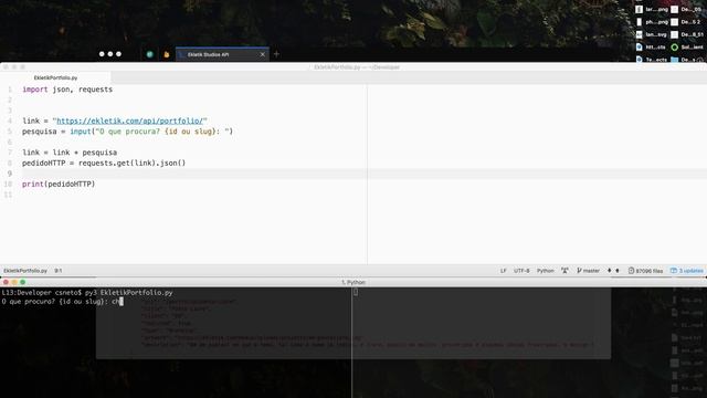 Interagir com APIs com JSON e Python смотреть онлайн