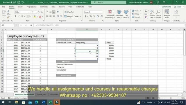 Exp19_Excel_Ch08_CapAssessment_Employee_Satisfaction | Excel Chapter 8 Employee Satisfaction смотреть онлайн