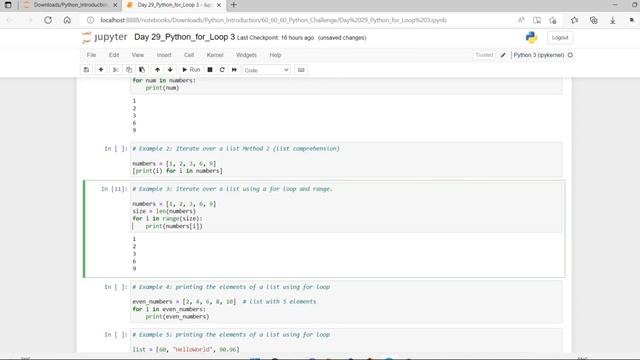 Day 29 Python for Loop 3 | Accessing the index | Iterate String, List, Tuple, Dictionary, Set смотреть онлайн