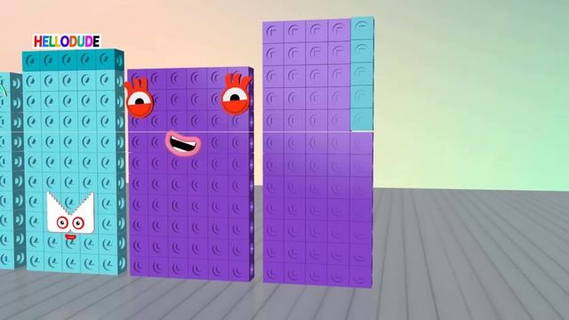 Looking for Numberblocks Mathlink Plus Five Club 1 to 100 HUGE Numberblocks Number Pattern смотреть онлайн