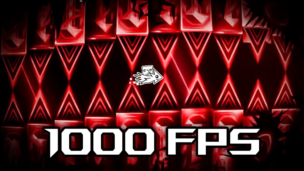 60 Vs 1000 FPS In Geometry Dash… (Я Русский)