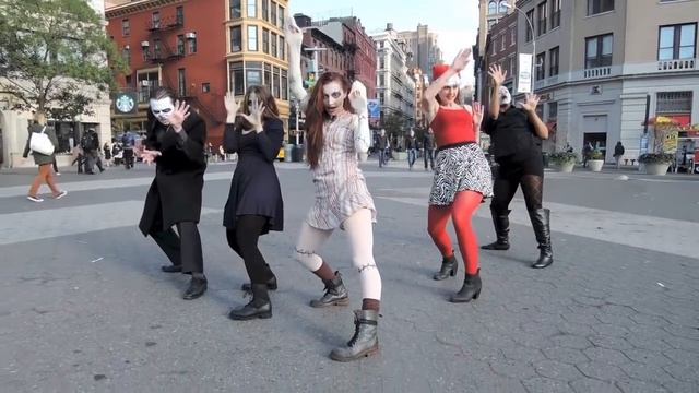 "This is Halloween" - Dance Fitness for Artists (DFFA) Flash Mob смотреть онлайн