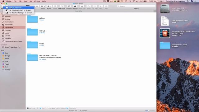 How To ENTER Full Screen On Any Application On A Mac | New