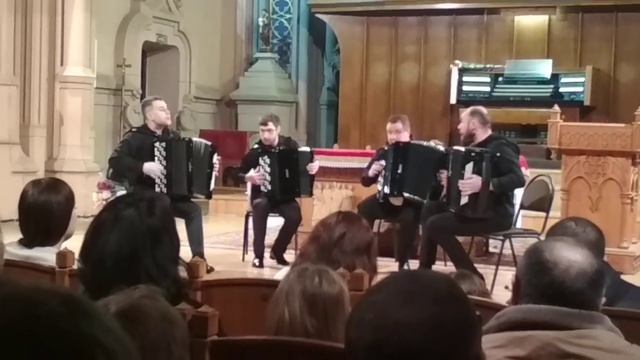 КВАРТЕТ БАЯНИСТОВ, J. Strauss. Scherzo 'Perpetuum mobile', АККО Quartet смотреть онлайн