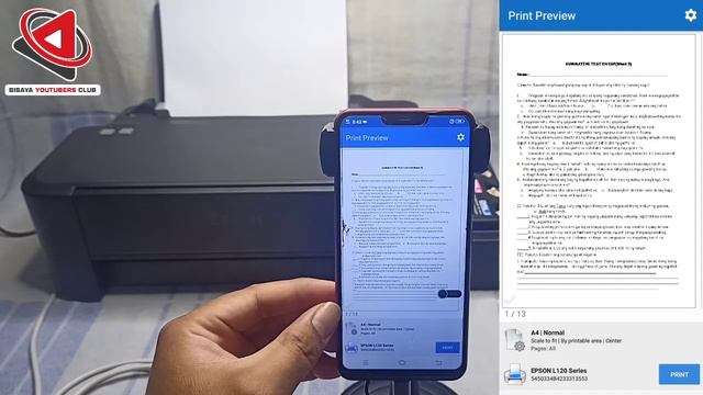 Printing With Smartphone | Epson L120 + NokoPrint