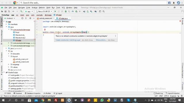 (PART 5)How to fetch or retrieve data from MySQL Using Android Studio (Hindi) смотреть онлайн