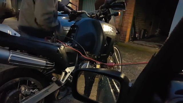Suzuki DR 800 Big Start After 10 years still standing смотреть онлайн