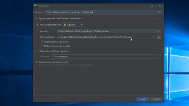 Como instalar o IDE PyCharm para desenvolvimento com Python no Windows смотреть онлайн