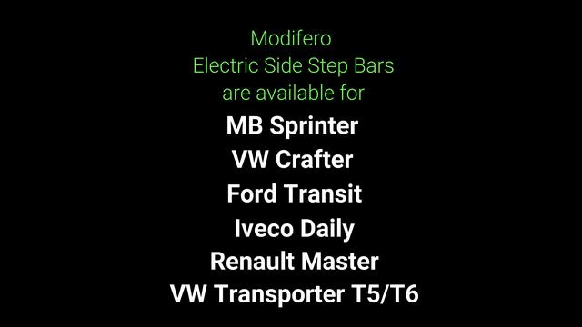 Modifero Automatic Electric Side Step Bar смотреть онлайн