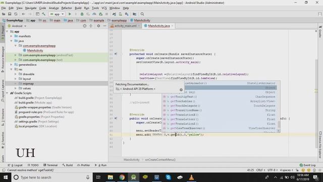 Context menu - Menu # 17 | context menu | android tutorial смотреть онлайн