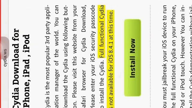 Как установить Cydia без пк и JB? смотреть онлайн