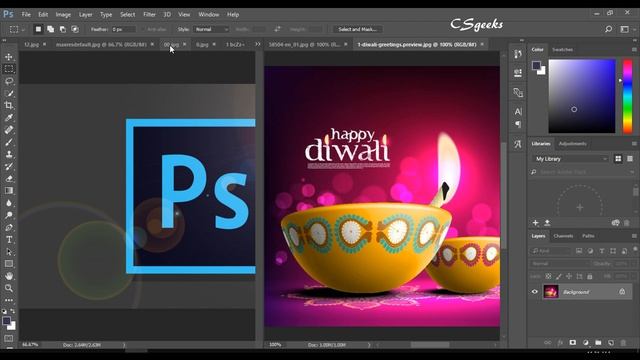 Photoshop Tutorials #4 Rotating and resetting the view (हिन्दी) смотреть онлайн