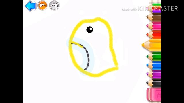 Учимся рисовать цыплёнка / Learn to draw chick смотреть онлайн
