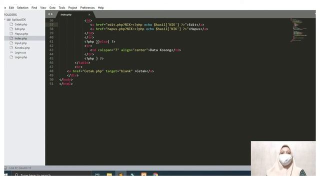 Tutorial Pembuatan Aplikasi Berbasis WEB (Aplikasi Input Data Karyawan) смотреть онлайн