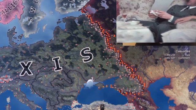Hitler plays Hearts of Iron 4 смотреть онлайн