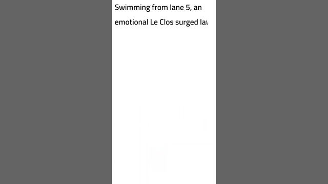 Chad Le Clos, the King of South African swimming, IS BACK!!! #swimming смотреть онлайн